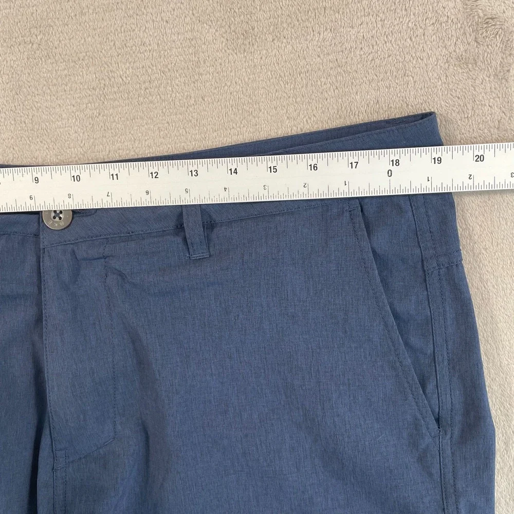 BKE Buckle Hybrid Shorts Men 38x9.5 (Tag 36) Blue Performance 21L Beach NWOT‎